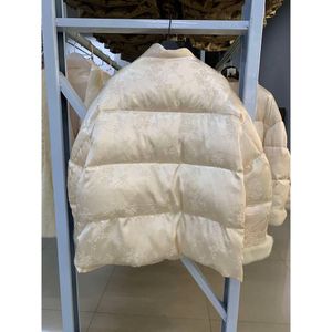 Manteau en duvet d'oie en soie et fourrure de vison pour femme, nouveau Style chinois, tendance hiver 2023, 372153