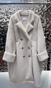 2023 Winter nieuwe imitatie nertsbontjas los en warm, slank en lang bont, koudebestendige jas