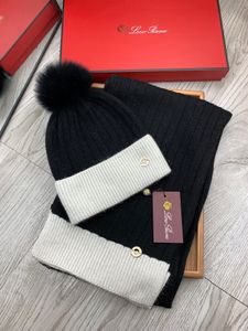 2023 Winter nieuwste mode luxe hoeden scaves sets unisex designer muts en sjaal set voor vrouw mannen gebreide schal muts hoge kwaliteit mutsen sjaals ontwerpers
