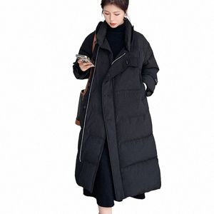 2023 Parkas d'hiver col montant LG Down Vestes pour femmes épais chaud Cott manteaux rembourrés surdimensionnés vêtements d'extérieur féminins doux Tops p8Kv #