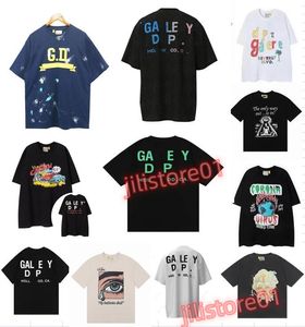 2023 Woenmen's T-shirts Designer Gallery Galleres Depts Shirt Alphabet Print Trendy Trend Basic Fashion Casual Fashion Loose Short T-shirt Half Mancheve Tees AQ1