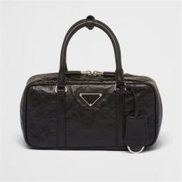 2023 Femme Luxury Boston Sacs Clice Crease Getine En cuir Designer Crossbody Bag Mens Fashion Zipper Handsbag avec petit sac à main