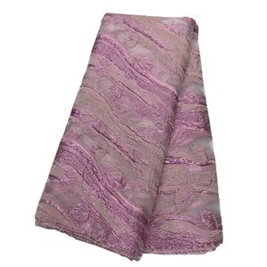 KY-9201 Tissu africain en dentelle de brocart, design de style brodé, dernière version 5 yards, motif floral de haute qualité, robe de mariée pour dames, banquet, fête d'automne, 2023