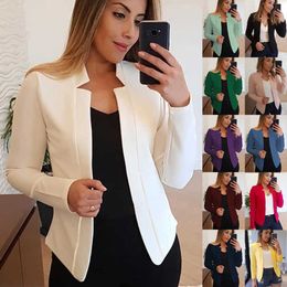 2023 Femmes à vêtements costumes 3xl 4xl 5xl Nouveau bureau professionnel décontracté Lady Jacket Tops Vestes pour femme
