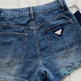 2023-vrouwen denim korte broek sexy mini jeans shorts modieuze straatstijl blauwe shorts