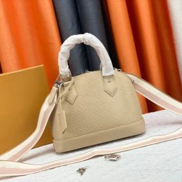 2023 Mujeres Diseñador Shell Bolsa de hombro Moda Cremallera Bolsos Agua Ondulación Cuero Totes Monederos Mujer Almacenamiento clásico Moneda cosmética Bolsas crossbody