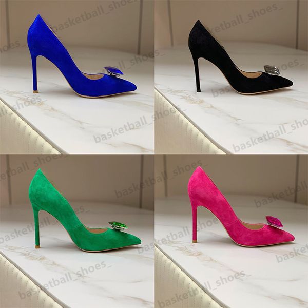 2023 femmes chaussures habillées talons hauts en cuir véritable Sexy bout pointu 8.5cm 10.5cm pompes semelle robe de mariée chaussures Nude noir brillant taille 34-42