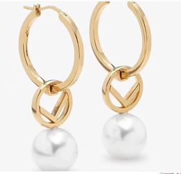 2023 Women oorbellen Designers Hoop oorbellen Designer Pearl Earring Stud