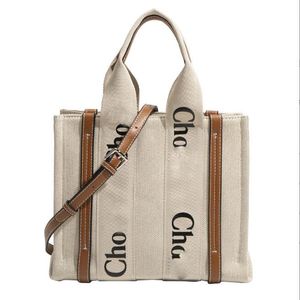 2023 Women New Letter High Quality Bag Large Capacity Tote Canvas Bag Versatile Handheld One Shoulder Fashion Crossbody Bag Size 26CM