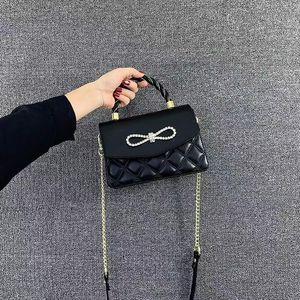 2023 Dames Klassieke Clamshell Tas Designer Tas Geheel Zwart Metaal Geruite Matilas Chain Crossbody Tas Schouder Luxe Grote Capaciteit Portemonnee Handtas Crossbody Tas