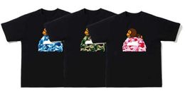 2023 T-shirts pour hommes pour femmes Baggy Fat Edition 100% coton été camo marque de mode multi-fonctionnelle tendance T-shirt bain singe femmes hommes T-shirt