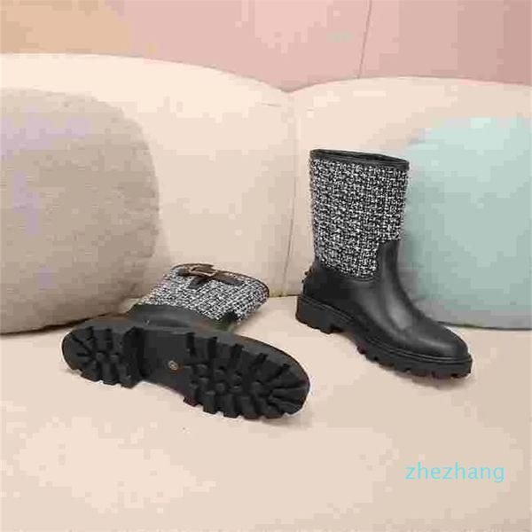2023-Chaussures pour femmes polyvalentes et de loisirs, premier choix : nouveau design de semelle d'engrenage pour chaussures longues, bottes de combat de chevalier