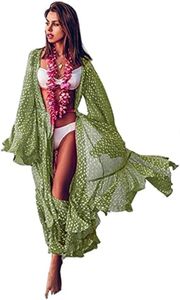 2023 mujeres traje De baño cubrir manga Kaftan playa túnica vestido Robe De Plage Pareo cuello alto ropa De playa Color talla única