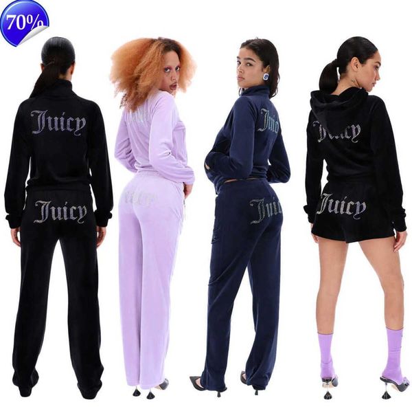 2023 femmes survêtement deux pièces pantalons femmes velours Juicy survêtement femmes Coutoure ensemble survêtement Couture Juciy Coture survêtements vdsf