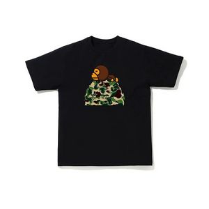 2023 T-shirts pour femmes et hommes Baggy Fat Edition 100% coton Camo d'été respirant multi-fonctionnel tendance de la rue T-shirt bain singe Y7QA