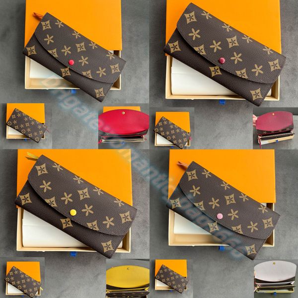 2023 Womens Coin Purses M60697 Emilie mens card wallet card holder Purse 4 credit slots Genuine Leather Luxury passeport holder cover designers key pouch Man Wallets