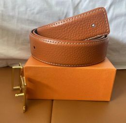 2023 Femmes Designer Ceinture Marque Classique Lettre Oeillet Créateur De Mode Véritable Ceinture En Cuir Hommes Ceintures Ceinture boîte