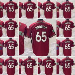 2023 Coupe du Monde 65 Maillots de baseball Jose Urquidy Tous les différents styles Maillot cousu rouge Hommes Taille S-3XL