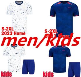 2023 Coupe du Monde États-Unis PuLIsIC Soccer Jerseys McKeNNIE REYNA McKENNIE WEAH SWaNSON USA MORGAN RAPINOE Hommes Femme / Enfants Kit Football Shirt 999