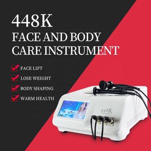 2023 Wrinkle Slimming Removal Face Lifting Machine Diathermy Shortwave Therapy 448K Body Shaping Skin Care System