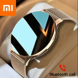 2023 Xiaomi New Smart Round Smartwatch Bluetooth Calls Watchs Men Women Fiess Bracelet Custom Watch Face + Gift Box Watch