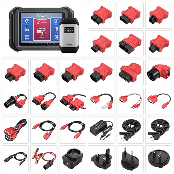 2023 XTOOL D9 PRO OBD2 escaneo bidireccional para VW/BENZ/BW ECU programador en línea ECU codificación herramienta de diagnóstico de prueba activa