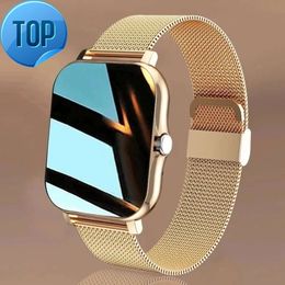 2023 Y13 Smart Horloge Voor Mannen Vrouwen Gift Full Touch Screen Sport Fitness Horloges Blue Tooth Oproepen Digitale Smartwatch polshorloge