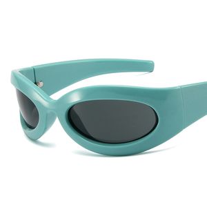 2023 Y2K Cyber Punk Cool lunettes de soleil femmes hommes design de luxe futuriste UV400 unisexe miroir lunettes de soleil sport pilote lunettes de plein air lunettes SG604