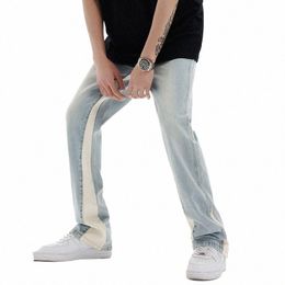 2023 Y2K Fi Wed Blue Baggy Nieuwe Jeans Kpop Broek Mannen Kleding Rechte Koreaanse Casual Vrouwen Denim Broek Pantali uomo 25T2 #