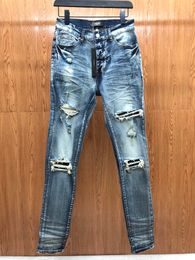 2023 ans jeans de designer déchirés déchirés pour hommes ~ TAILLE US 28-38 jeans ~ haute qualité moto slim moto motard causal denim pantalon hip hop jeans