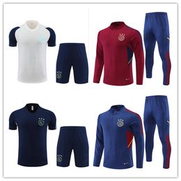 2023 Kit de veste de survêtement de maillot de football pour jeunes garçons 23 24 Vêtements d'entraînement de football Tadic Ensembles pour hommes et enfants