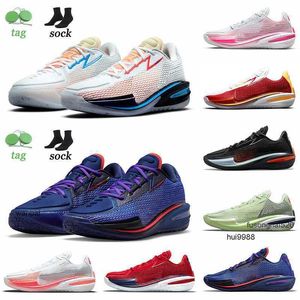 Zoom GT 2023 Chaussures de basket-ball pour hommes de qualité supérieure Baskets basses Homme Zapatos Tenis Trainers GT White Laser Blue Ghost Crimson Think PinkJORDON JORDAB