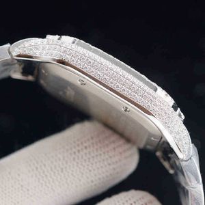 20232022 Diamant Montre Homme Automatique Mécanique Saphir Montre 40mm Busins Montre-Bracelet Stainls Ceinture En Acier Montre De Luxe Cadeaux