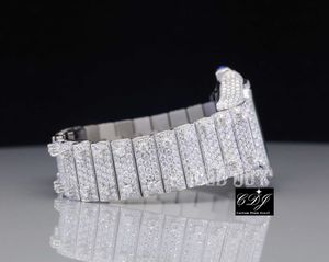 20232023 CDJ Bijoux Hip Hop Moissanite Diamant Cadran De Luxe Montre Bling Glacé Quartz Hommes Wa