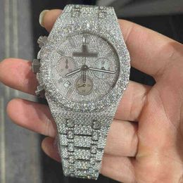 20232023Autre montre-bracelet 2023 accepter la personnalisation hommes montre de luxe glacé VVS montre Bling diamant montre6MF149XLLA2HF