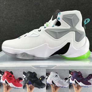 Chaussures de basket-ball de haute qualité Athletic Lebrons 13 Elite BHM Pot d'or James XIII Halloween Rouge Blanc Noël Gym Rouge XIII Écrit dans les baskets de sport étoiles