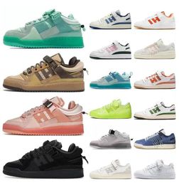 2023Casual Shoes Forum Low 84 Dames Mens Bad Bunny Buckle Forums Het eerste café Easter Egg Back to School White Black Royal Blue Green Platform Sports sneakers 36-45