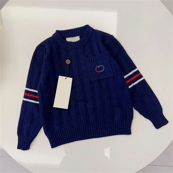 2023enfants pur coton col rond sweat-shirt automne garçons et filles lâche mince pull mode enfants à manches longues haut à capuche 90-140 cm q28