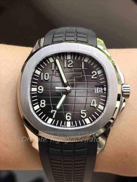 2023 Forma de fecha correcta 5167 ZF Factory Mejor versión Reloj para hombre de 40 mm Esfera gris oscuro Miyota 9015 Movimiento automático Reloj de diseñador Montre de Luxe