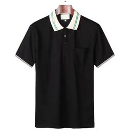 2023Designer Fashion Top Business Clothing Polo Hugos Logo geborduurde kraagdetails korte mouw polo shirt heren multi-colour multi-color tee 05