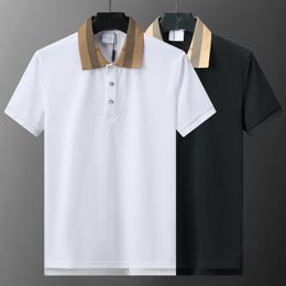 2023Designer mode top zakelijke kleding Polo Hugo logo geborduurd kraagdetails korte mouw poloshirt heren meerkleurig meerkleurig T-shirt M-XXXXL