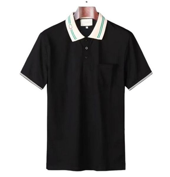 2023Designer Fashion Top Business Vêtements Polo HugoS Logo Détails du col brodé Polo à manches courtes Polo multicolore pour hommes Tee 05