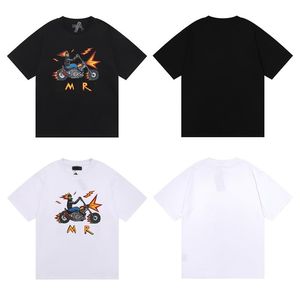 2023Designer IRI fleur de cajou imprimé coton de haute qualité double fil T-shirt à manches courtes pour hommes et femmes S-XL