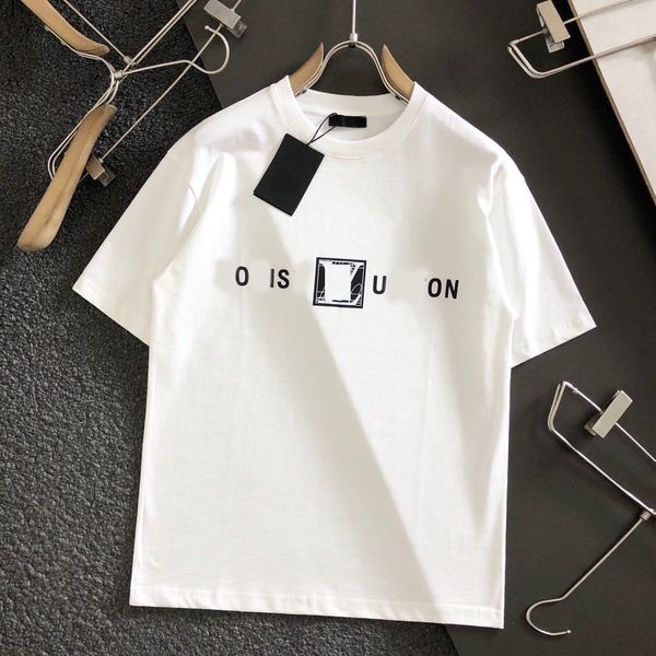 2023Designer T-shirt Mens Shirt Mens T-shirts Design T-shirt Men Tshirt Spring Summer pour les chemises Men Black Tees Vacation Sleeve Letters décontractés Prince Tops Gamme