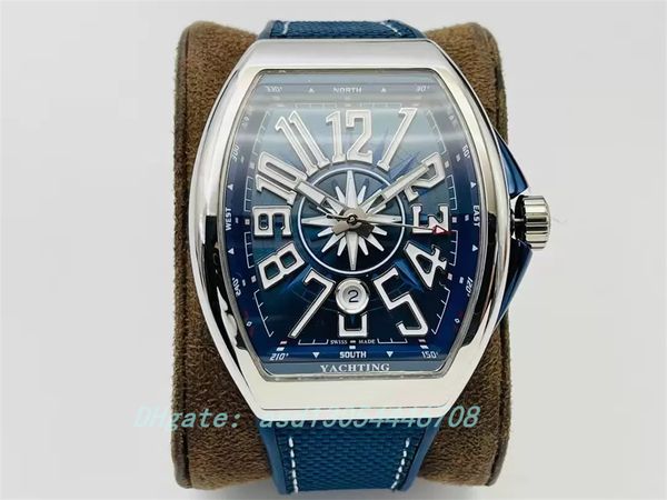 2023designer montres ABS montre V45 diamètre 44mmx54mm avec amplitude haute fréquence 28800 verre saphir miroir structure sandwich boîtier 2824 mouvement