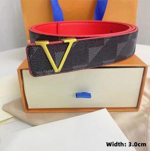 Designer Women Width 3.0cm fashion buckle genuine leather belt 20 Styles Highly Quality with Box belts AAA20888A