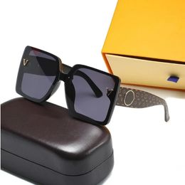 2023Fashion Designer Rétro surdimensionné carré lunettes de soleil polarisées pour femmes hommes vintage nuances UV400 classique grandes lunettes de soleil en métal