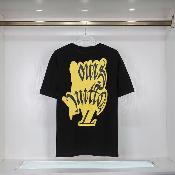 2023Moda tendencia manga corta diseño de marca para hombre camiseta casual para mujer buena camiseta para hombre tamaño S-XXL consulta imagen original