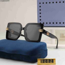 2023G Inicio Caja grande Gafas de sol Tendencia Nueva red Popular Protección UV Gafas de sol Compre un par de gafas de sol y envíe dos