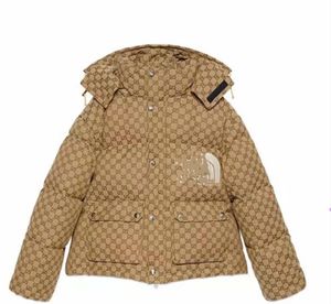 2023GG hiver hommes coton rembourré épais Parkas vestes Streetwear décontracté chaleur solide couleur imprimer lettres chaud pleine fermeture éclair denim manteaux mode Outwear manteaux pour femmes